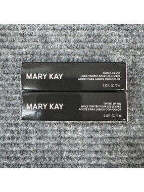 Lot Of 2 Mary Kay Tinted Lip Oil- BERRY- Discontinued .10 Oz / 3mL 245848 NEW